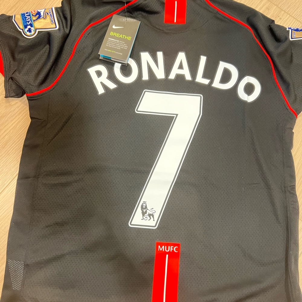Nike Men's Black Ronaldo Soccer Jersey